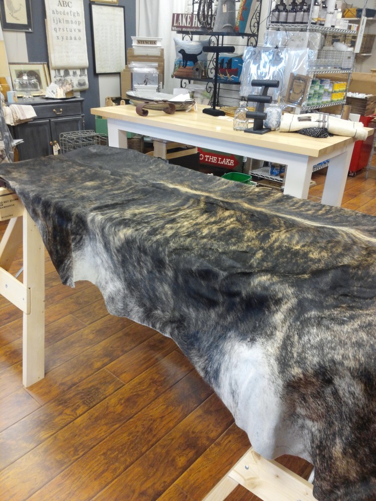 Cowhide rug