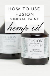 Fusion Hemp Oil is the perfect tool you need when restoring wood surfaces or wet sanding painted furniture pieces. Find out how to use Fusion Hemp Oil on all of your surfaces! #thetresuredhome #hempoil #fusionmineralpaint #woodrestoration #paintedfurniturefinish