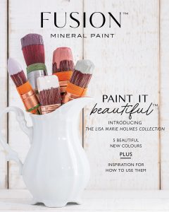 Introducing the NEW Lisa Marie Holmes Color Collection from Fusion Mineral Paint. #thetreasuredhome #fusionmineralpaint #lisamarieholmes #bestfurniturepaint #onlinepaintshop