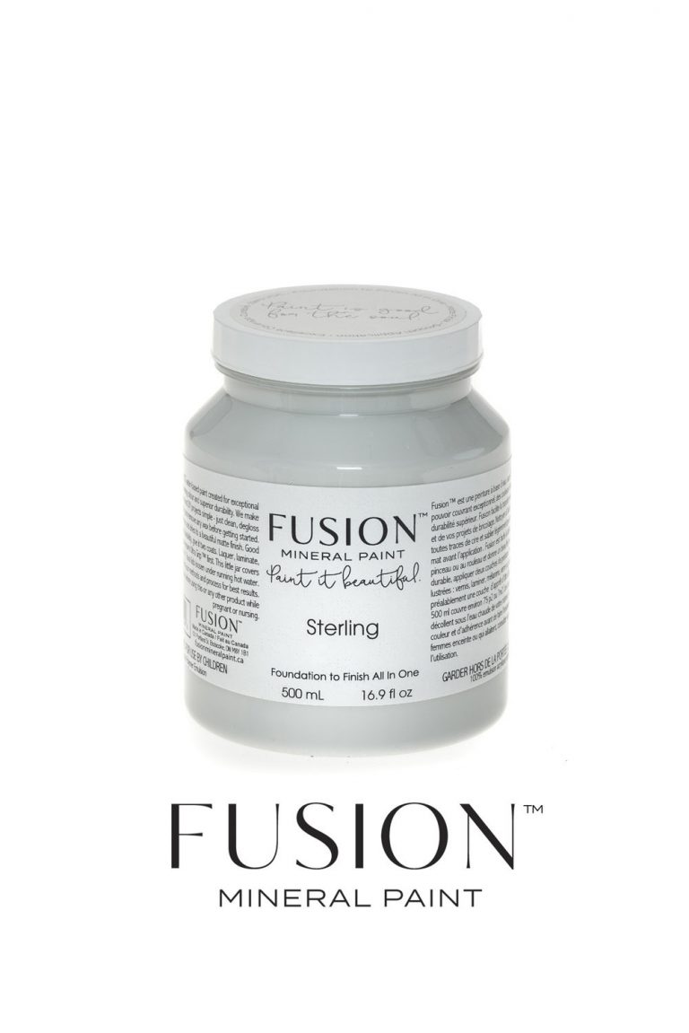 How to use Sterling Fusion Mineral Paint as a transition color and color blocker! #thetreasuredhome #fusionmineralpaint #furniturepaintingtechniques #howtopaintwhitefurniture #colorblocker